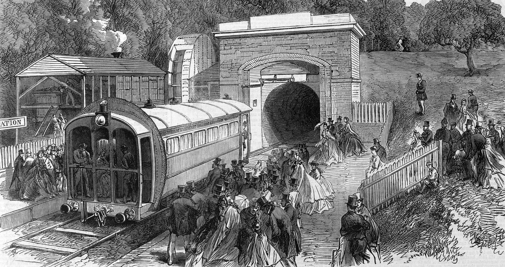 pneumatic railway at crystal palace
